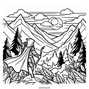 Green Arrow In The Mountains