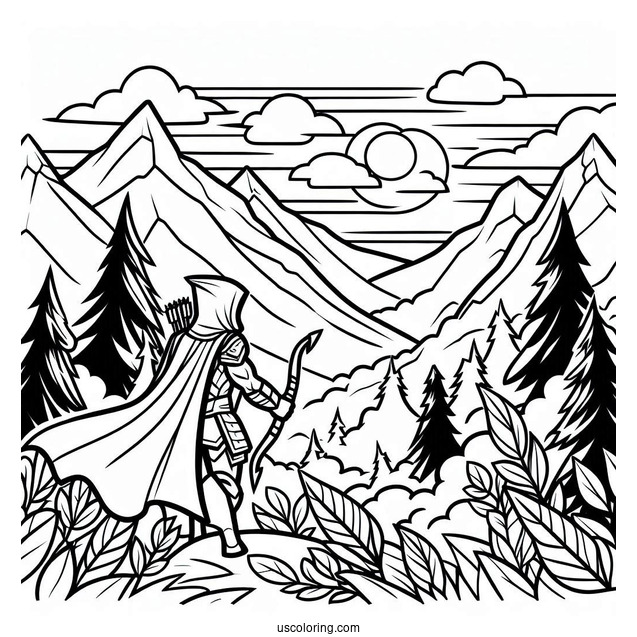 Green Arrow In The Mountains