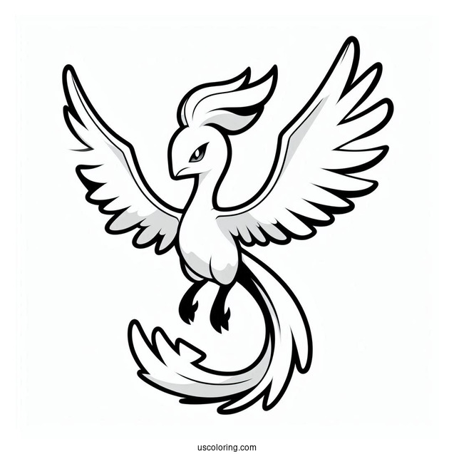 Moltres Pokemon To Color In