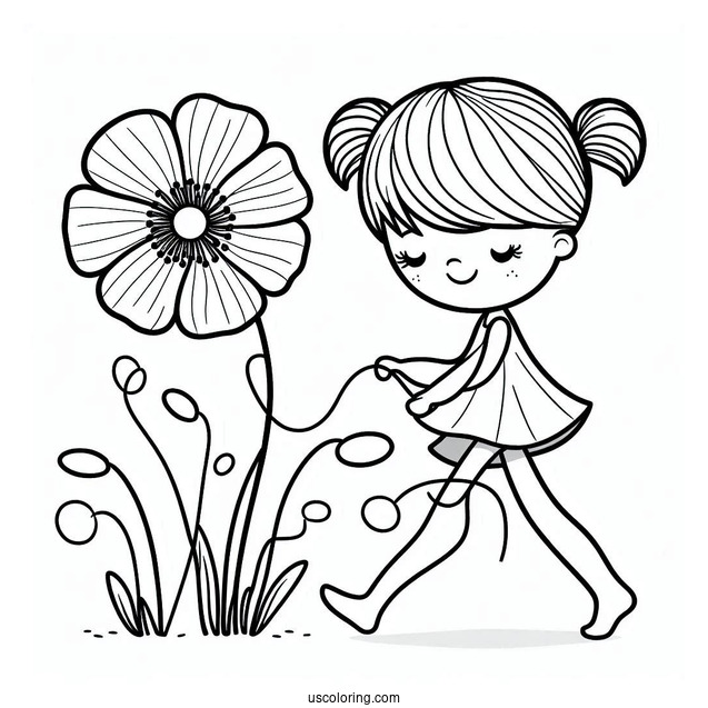 Poppy Playtime Coloring Page Of Simple Mommy Long Legs For Preschoolers