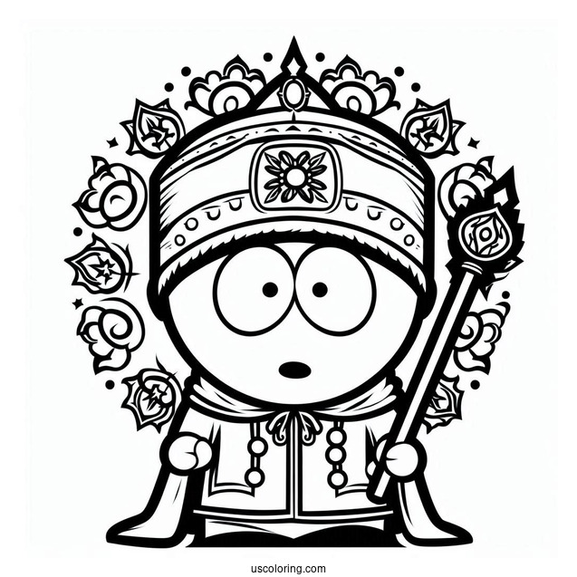 South Park Coloring Page The Stick of Truth For Kids
