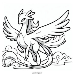 Lugia Legendary Pokemon To Color