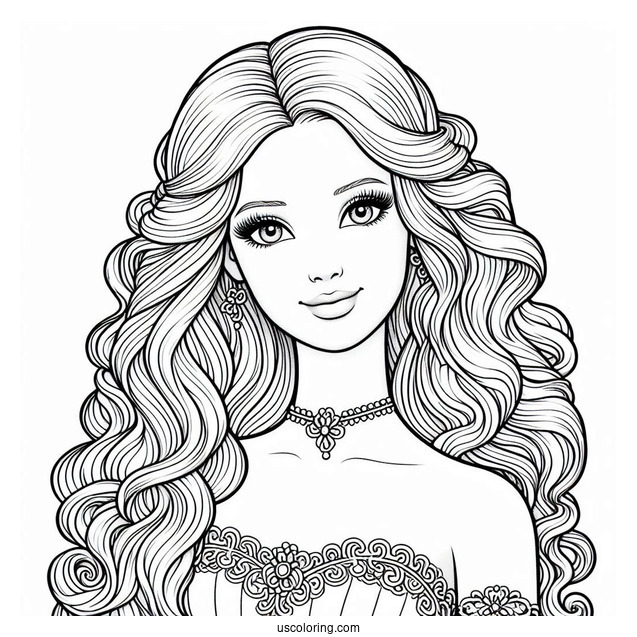 Barbie Movie Coloring page 2
