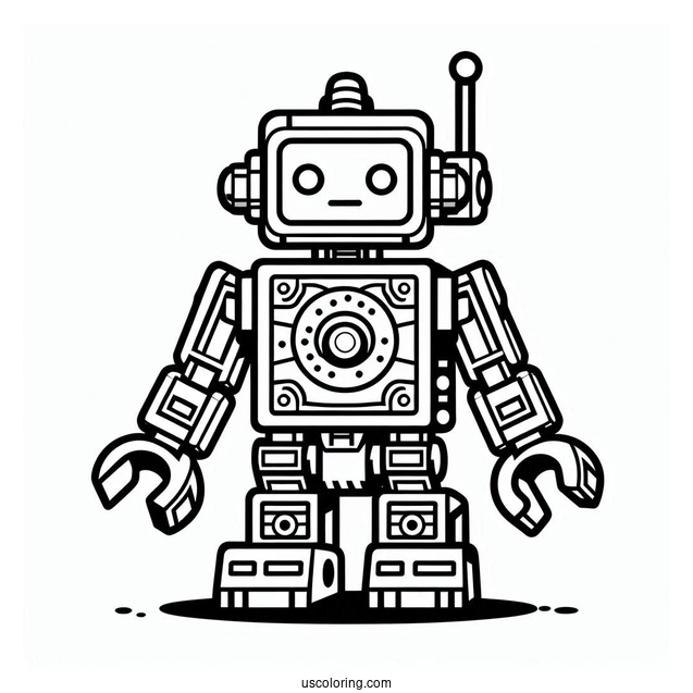 Lego Robot To Color