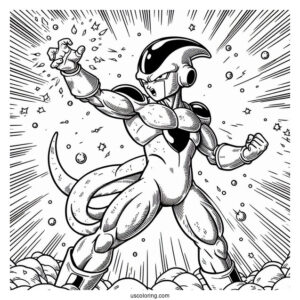 Frieza Coloring Sheet