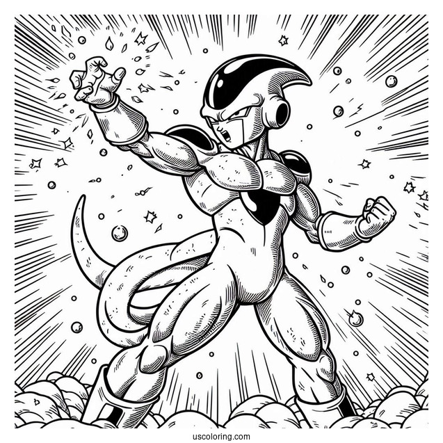 Frieza Coloring Sheet