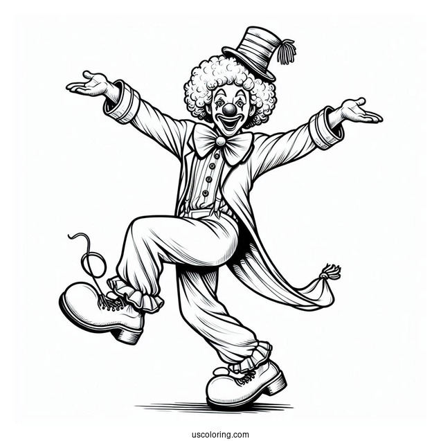 Realistic Clown Dancing