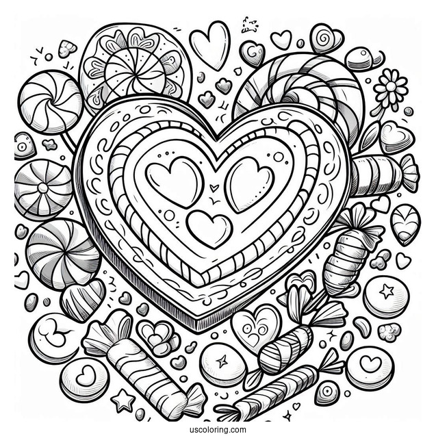 Valentines I Love You Heart Candy