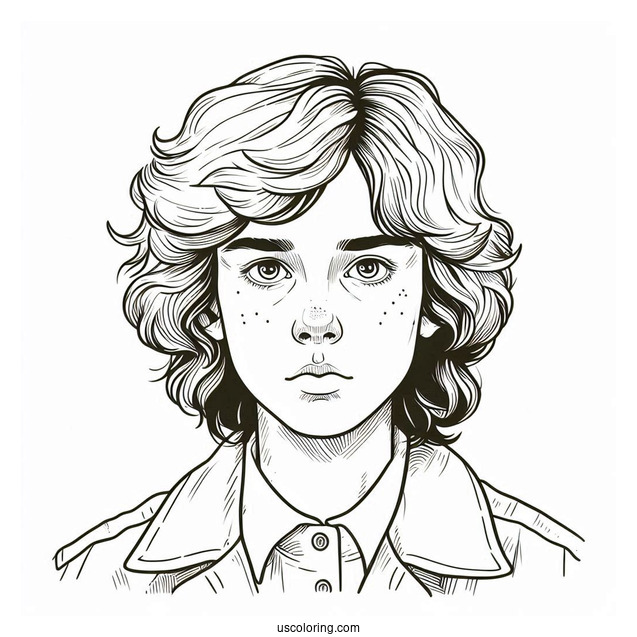 Coloring Page Of Max Mayfield