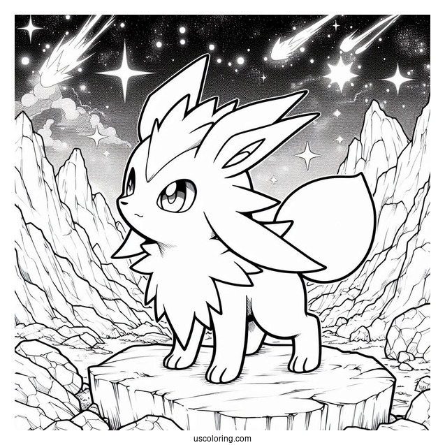 Absol On Rocky Terrain