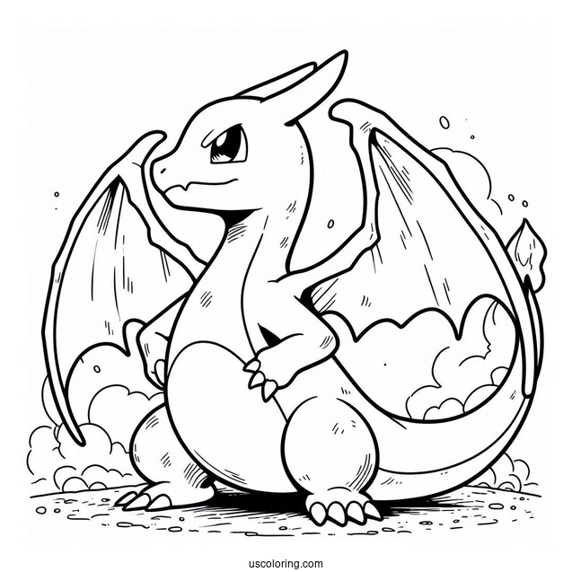 Coloring Page Of Charizard