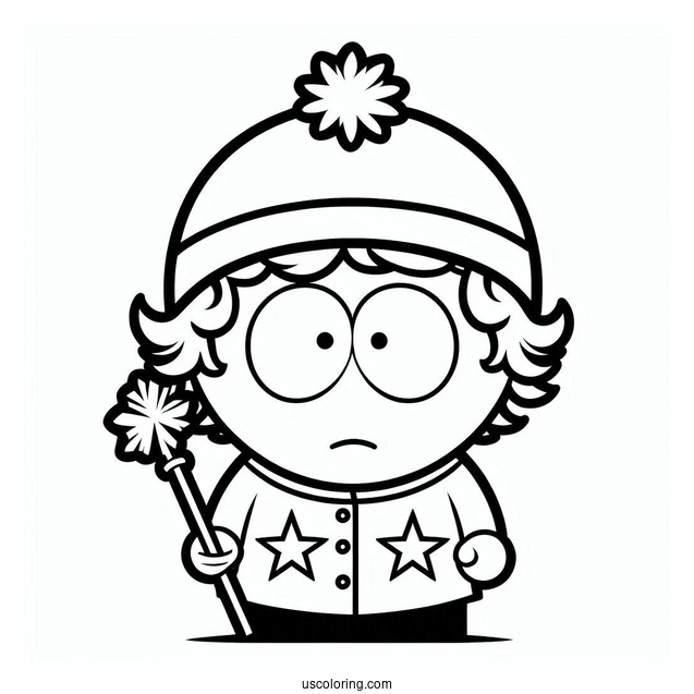 South Park Coloring Page The Stick of Truth For Kids