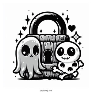 Kawaii Lock, Shock, and Barrel Coloring In