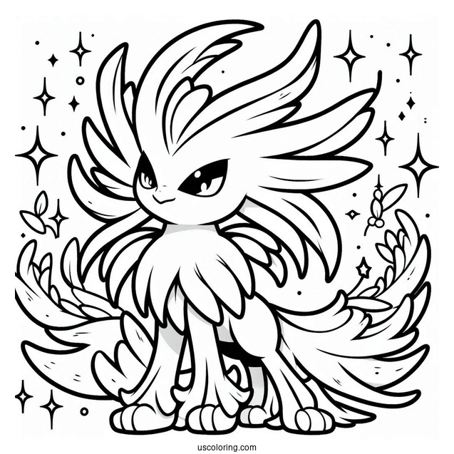 Coloring Sheet Of Blaziken