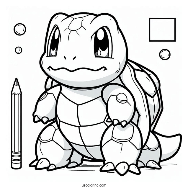 Blastoise Pokemon Coloring Page