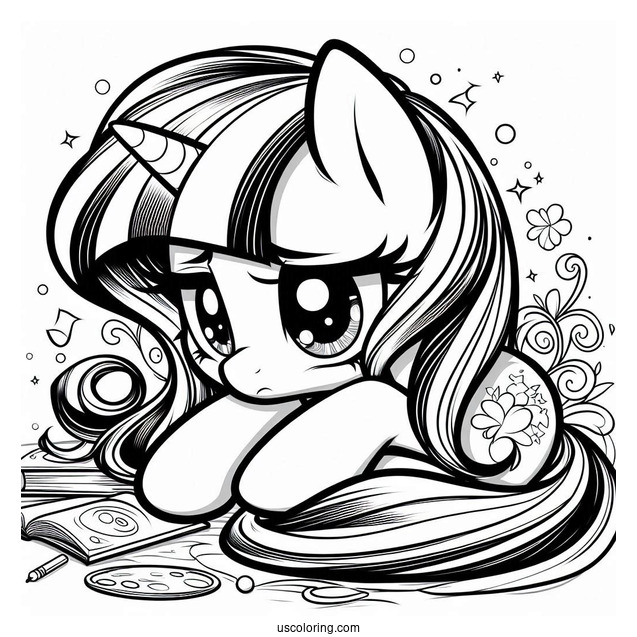 Twilight Sparkle Frowning