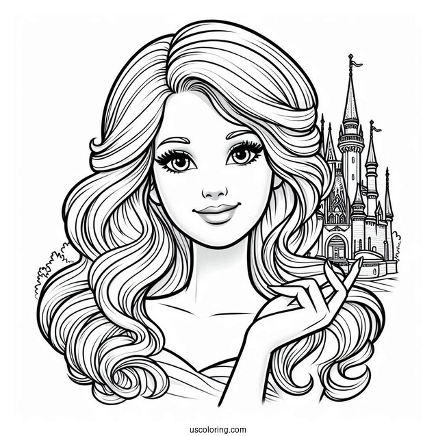 Barbie Movie Coloring page 2