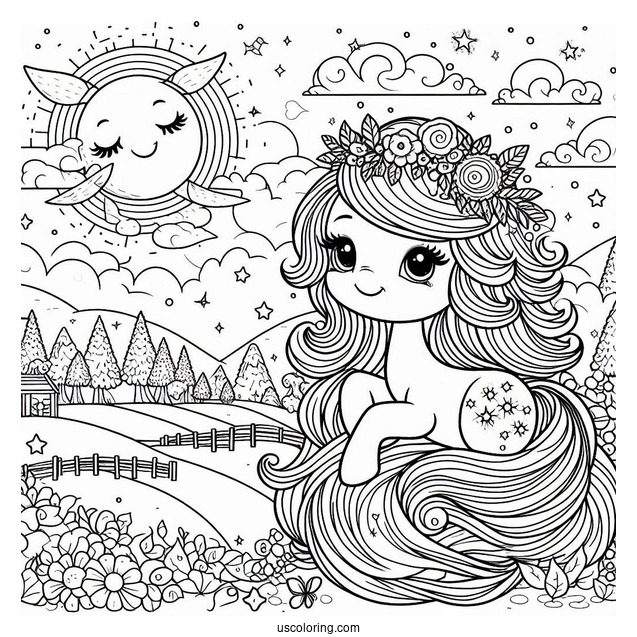 Rio Carla In The Sky Coloring Sheet