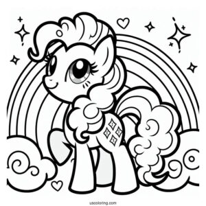 Pinkie Pie Pony Over Rainbow