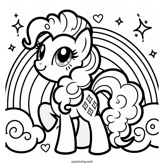Pinkie Pie Pony Over Rainbow
