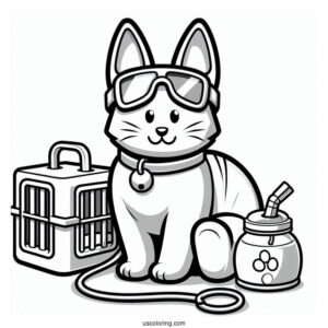 Roblox Pet Simulator Coloring Page Easy