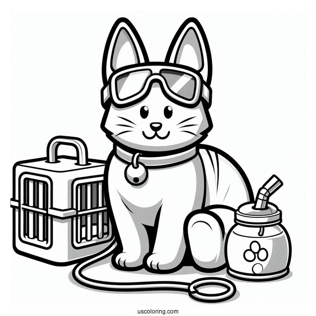 Roblox Pet Simulator Coloring Page Easy