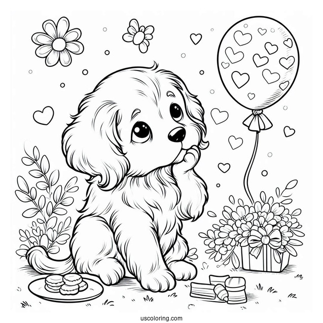 Puppy Thinking About Treats