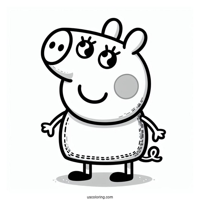 George Peppa Pig Coloring Page