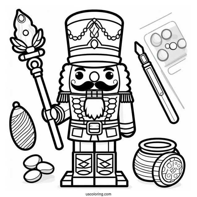 Lego Nutcracker Coloring Sheet For Kids