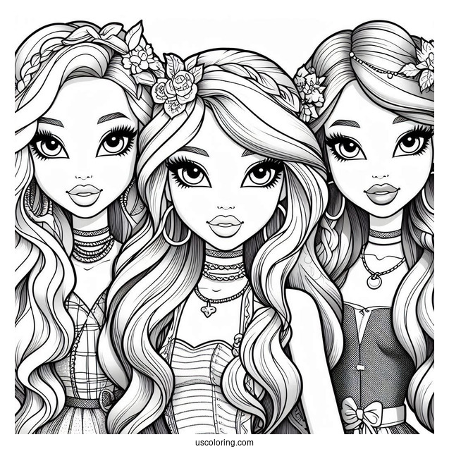 Jade, Sasha, Cloe, and Yasmin