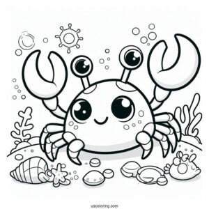 Octonauts Coloring Page Of Fiddler Crab