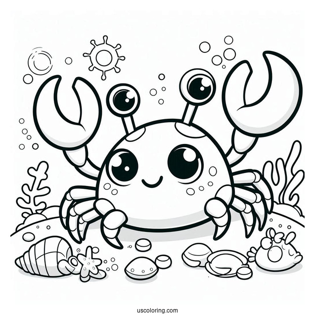 Octonauts Coloring Page Of Fiddler Crab