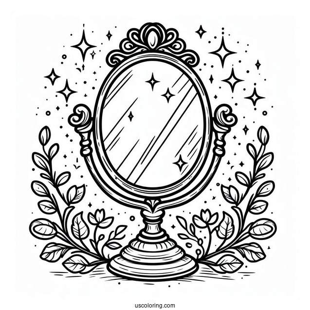 Magic Mirror From Shrek To Color