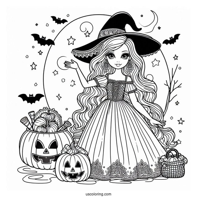 Halloween Themed Witch Barbie