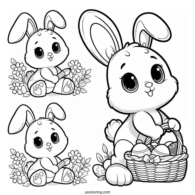 Baby Bugs Bunny Coloring For Kids
