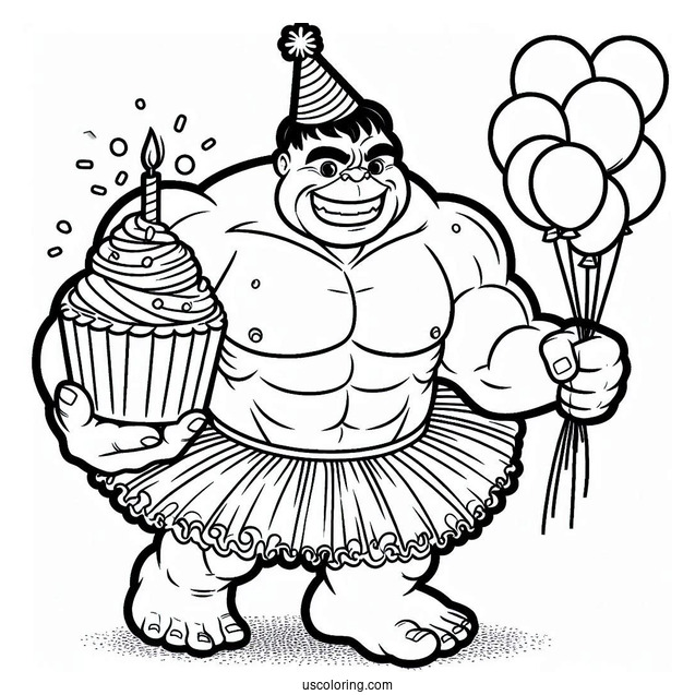 Hulk Smash To Color In