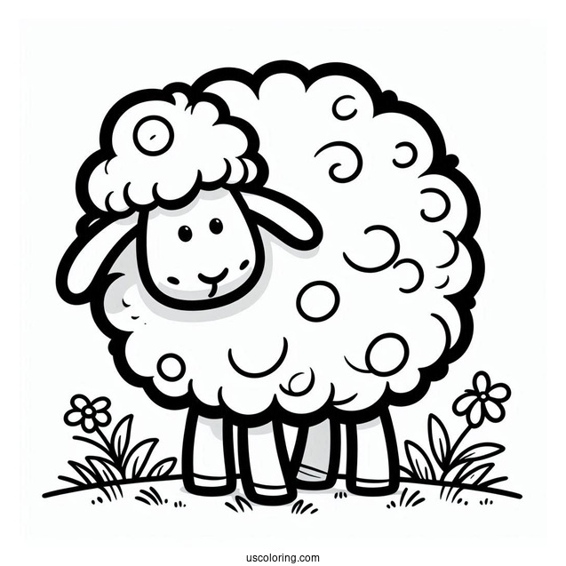 Shaun The Sheep Coloring Page