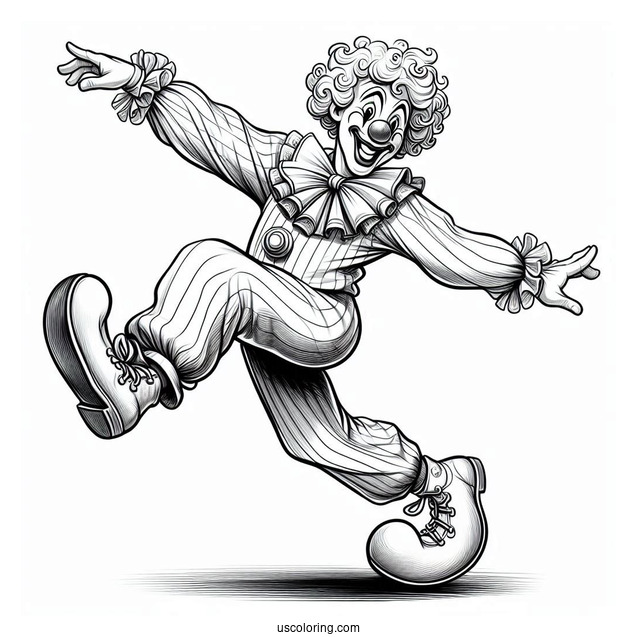 Realistic Clown Dancing