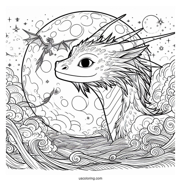 Raya And The Last Dragon Coloring Page Poster