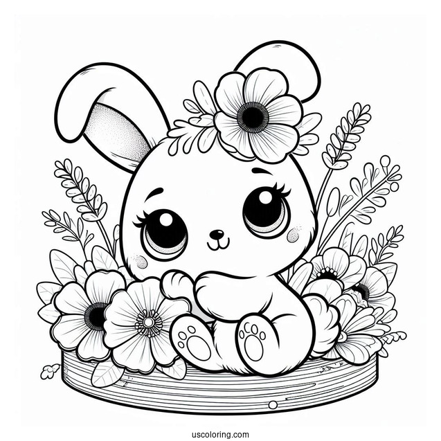 Poppy Playtime Coloring Page Of Bunzo Bunny