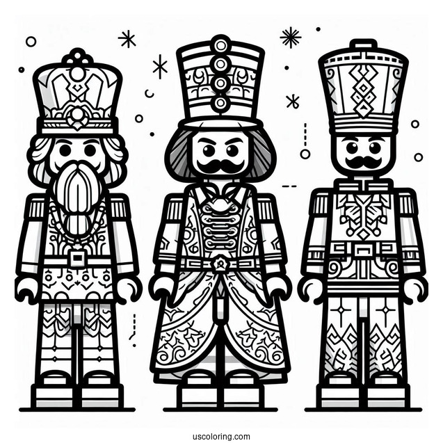 Lego Nutcracker Coloring Sheet For Kids
