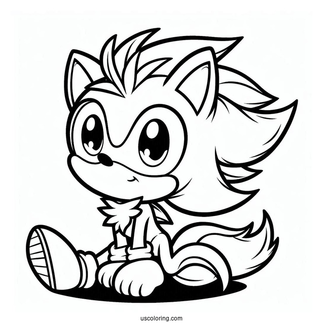 Blaze the Cat With Hair Up