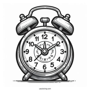 Digital Alarm Clock To Color