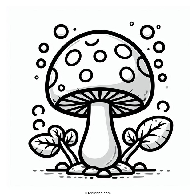 Puff Shroom To Color