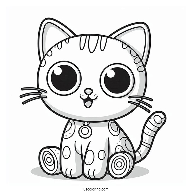 Pete The Cat Toy Coloring Page