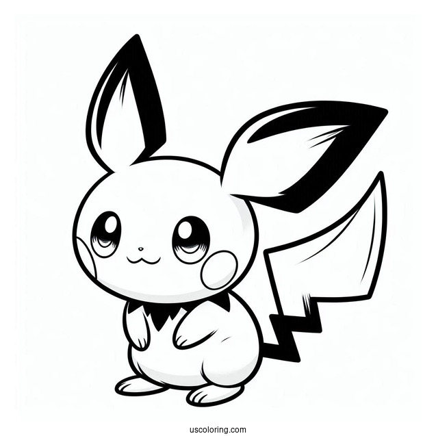 Pichu Pokemon To Color