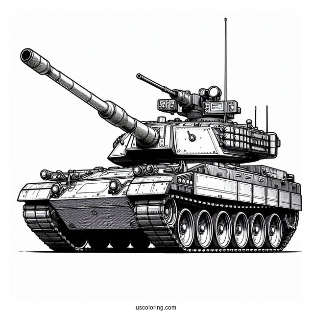 K2 Black Panther South Korean Tank With Gunner