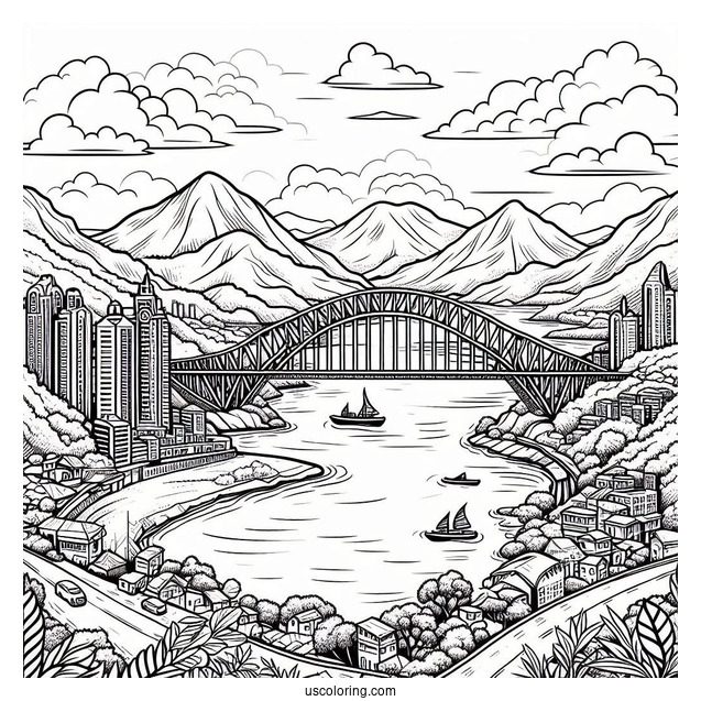 Rio Pedro In The Sky Coloring Page For Preschoolers