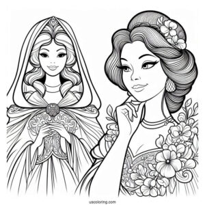 Lady Tremaine (Wicked Stepmother) From Cinderella To Color