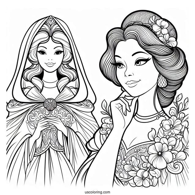 Lady Tremaine (Wicked Stepmother) From Cinderella To Color